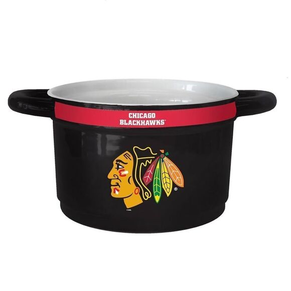 NHL 23-Ounce Sculpted Gametime Bowl NEW Chicago Blackhawks Dip, Snack, Sauce - Picture 1 of 12
